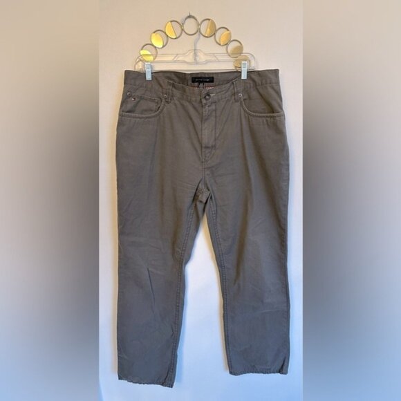 Tommy Hilfiger Other - Tommy Hilfiger Mens Pants Size 36x32 Straight Leg Gray Trouser Classic Chino